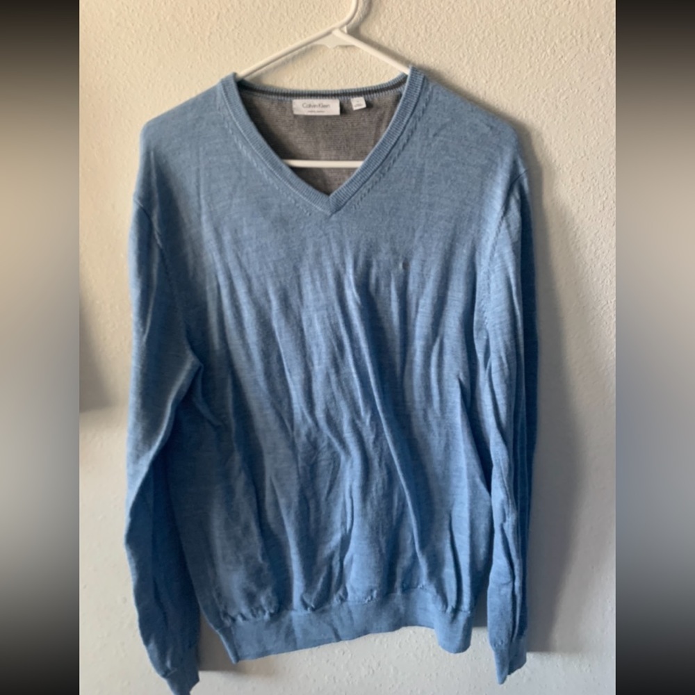 Calvin Klein blue sweater